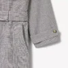 Wasserabweisender karierter Trenchcoat für Herren