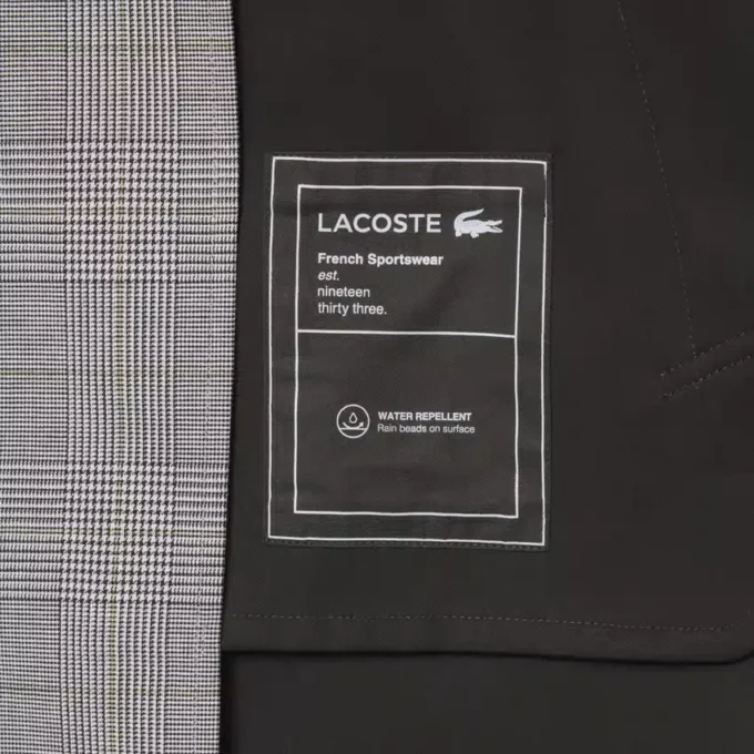 Wasserabweisender karierter Trenchcoat für Herren