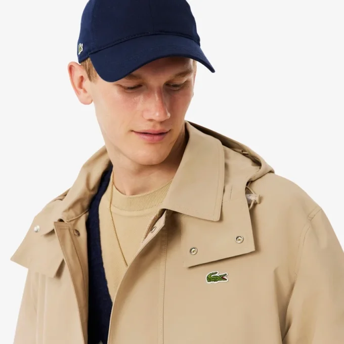 Wasserabweisender Parka mit Kapuze in mittlerer Länge für Herren