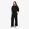 Weit geschnittene Jersey-Jogginghose