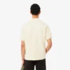 Weit geschnittenes Fleece-Poloshirt mit Emblem