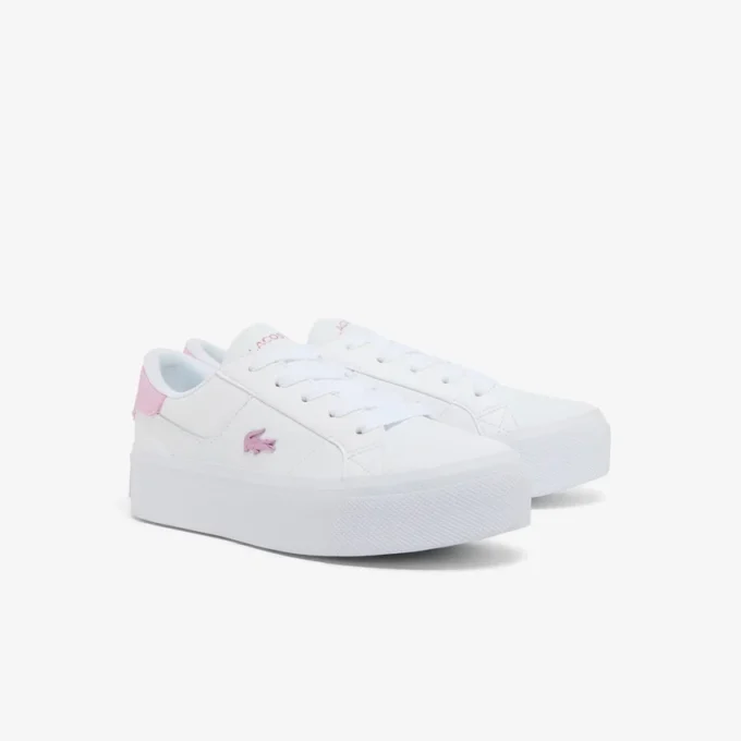 Ziane Plateau-Sneaker aus Leder für Damen