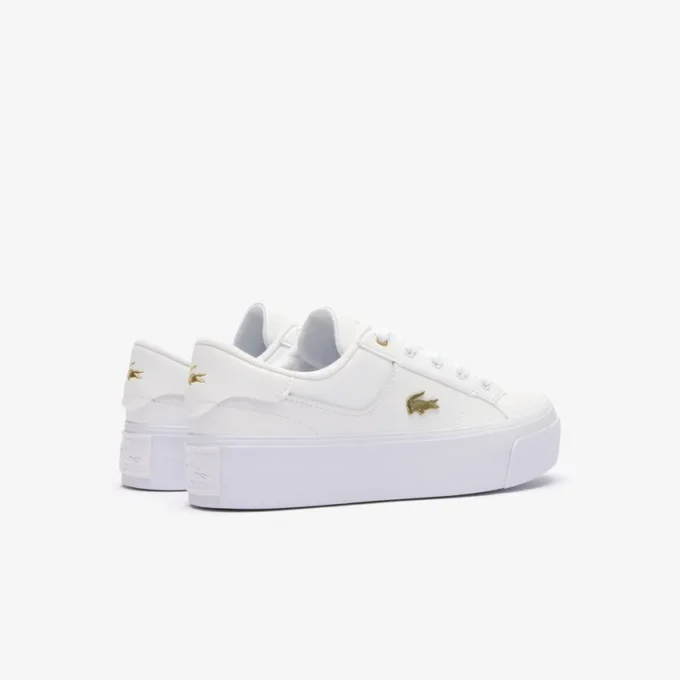Ziane Plateau-Sneaker aus Leder für Damen