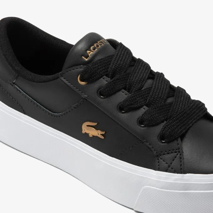 Ziane Plateau-Sneaker aus Leder für Damen