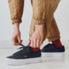 Ziane Plateau-Sneaker aus Leder für Damen