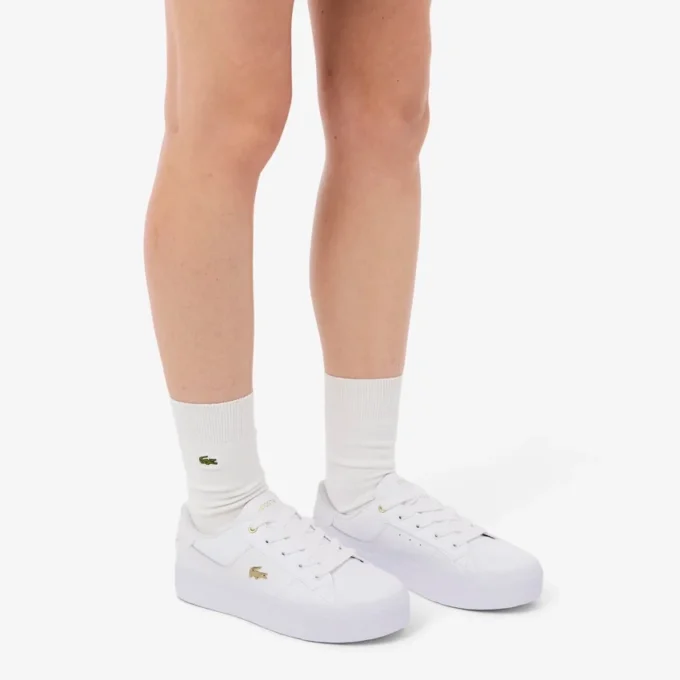 Ziane Plateau-Sneaker aus Leder für Damen